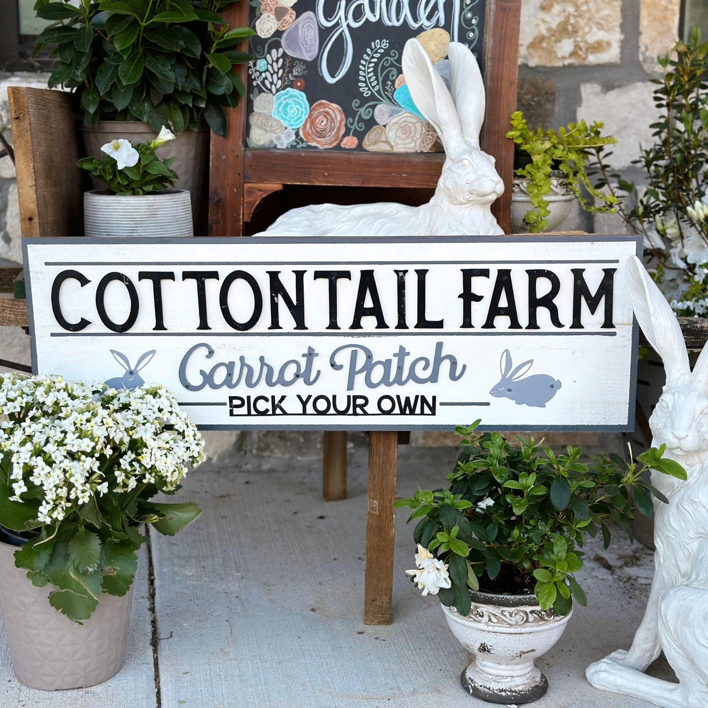 cottontail-farmhouse-sign-easter-home-decor-ctw-Threadbare Gypsy Soul