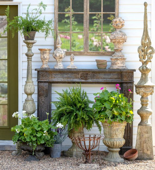 Courtyard Tall Candle Holder-Candle Holders-tbgypsysoul