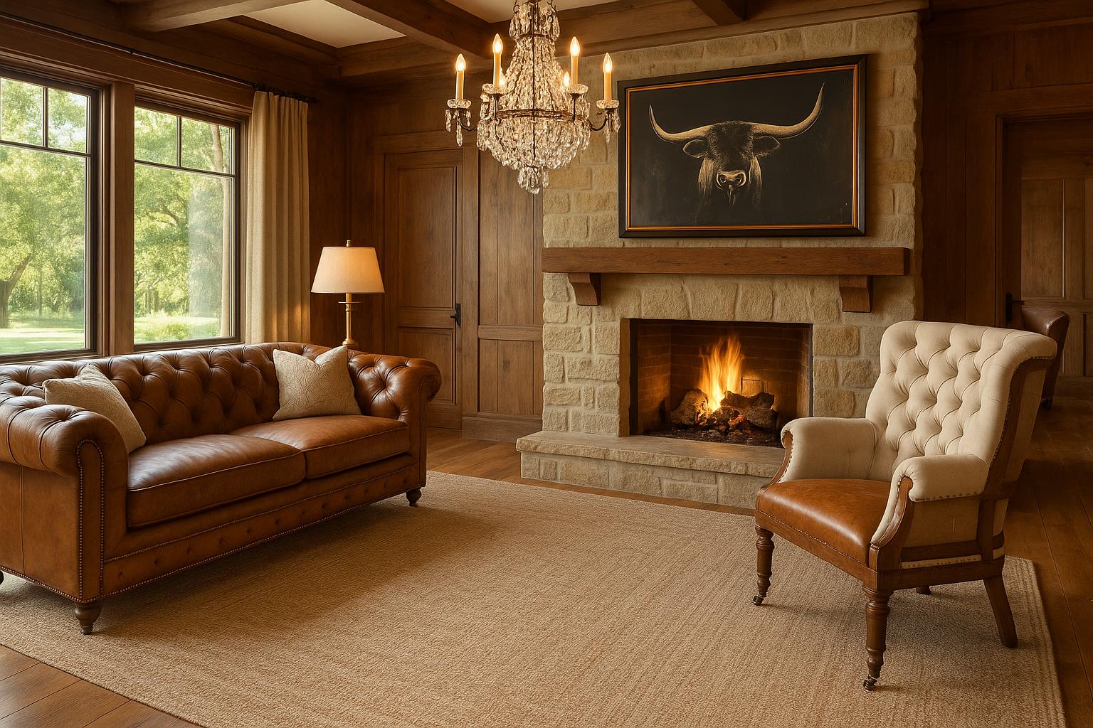 Couture Ranch Havana Wingback Chair-Accent Chair-tbgypsysoul