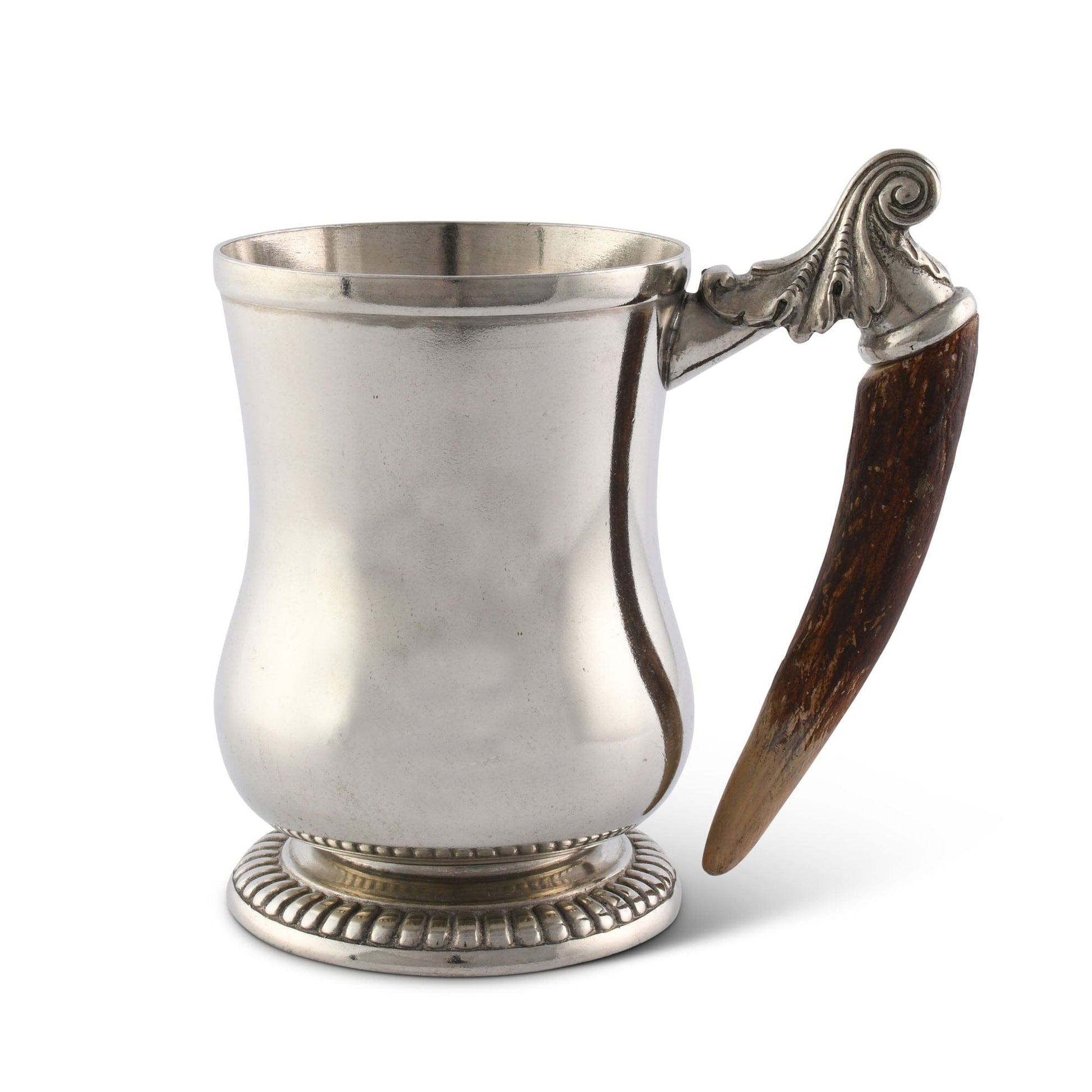 Curved English Mug - Antler Handle-Lodge Style-tbgypsysoul