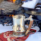 Curved English Mug - Antler Handle-Lodge Style-tbgypsysoul