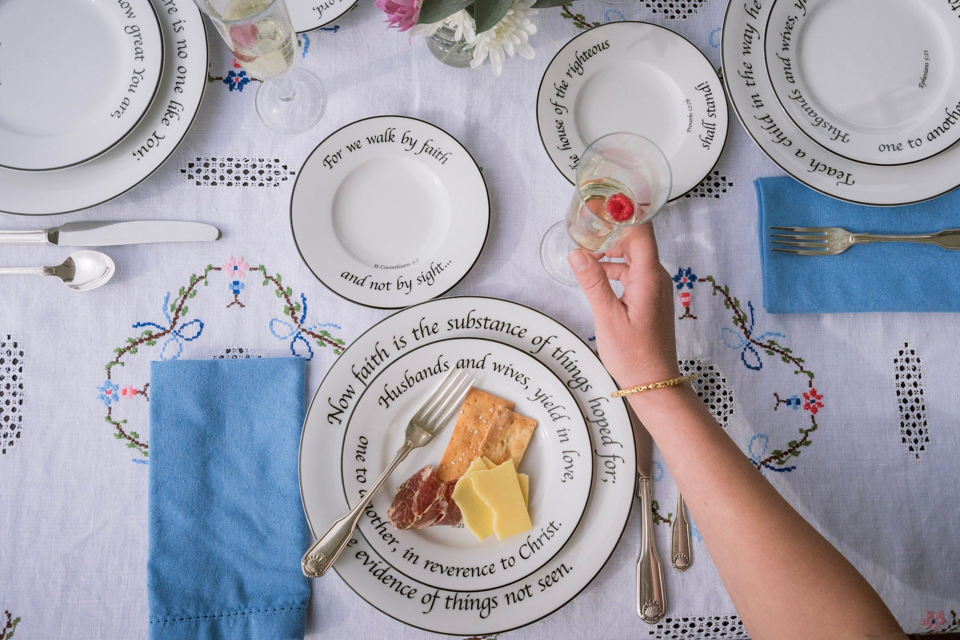 Daily Bread Appetizer Plates, Set of 4-tbgypsysoul