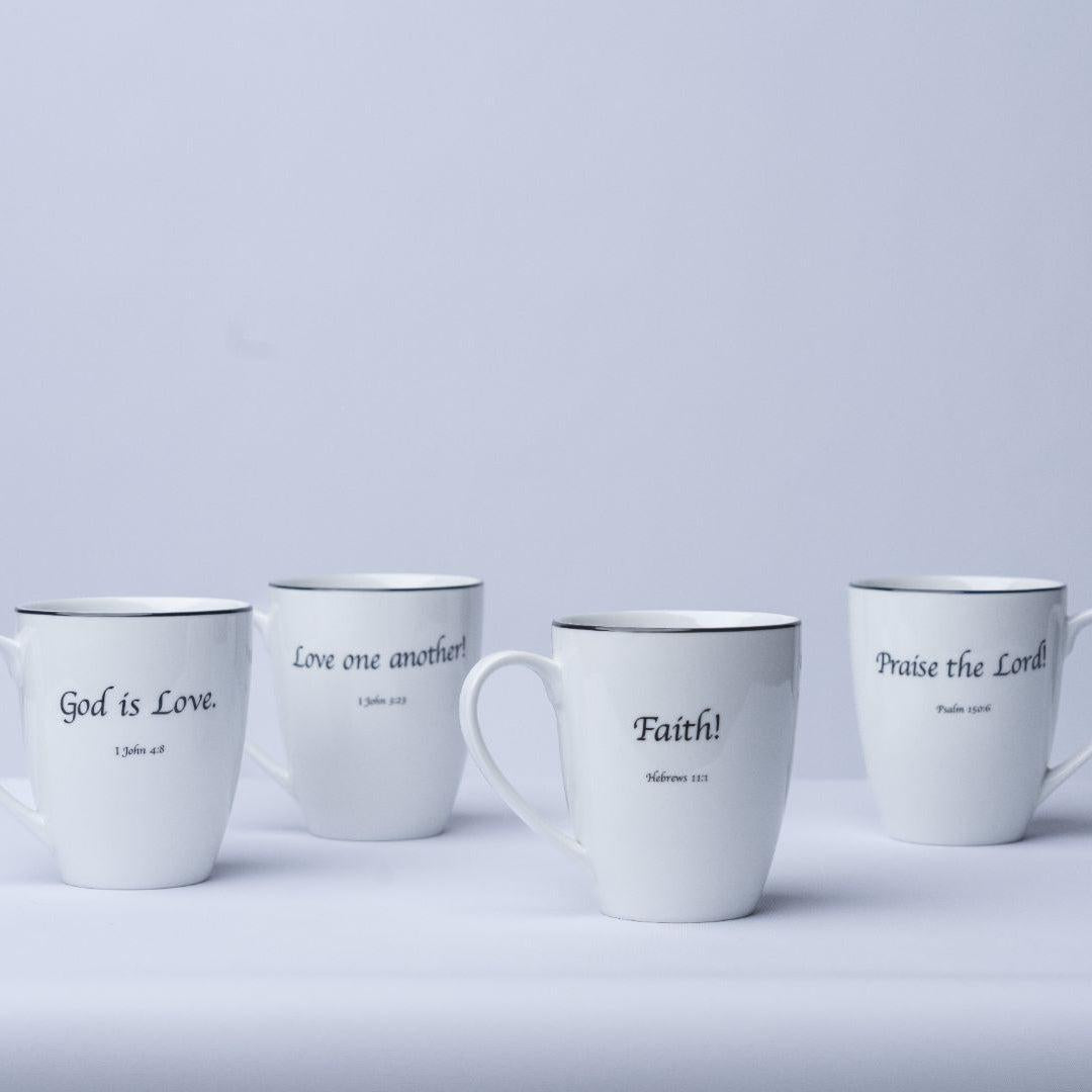 Daily Bread Mugs, Set of 4-tbgypsysoul