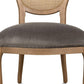 French Country Oval Cane Back Dining Chair, Set of 2 - White Glove Included-Dining Chair-tbgypsysoul