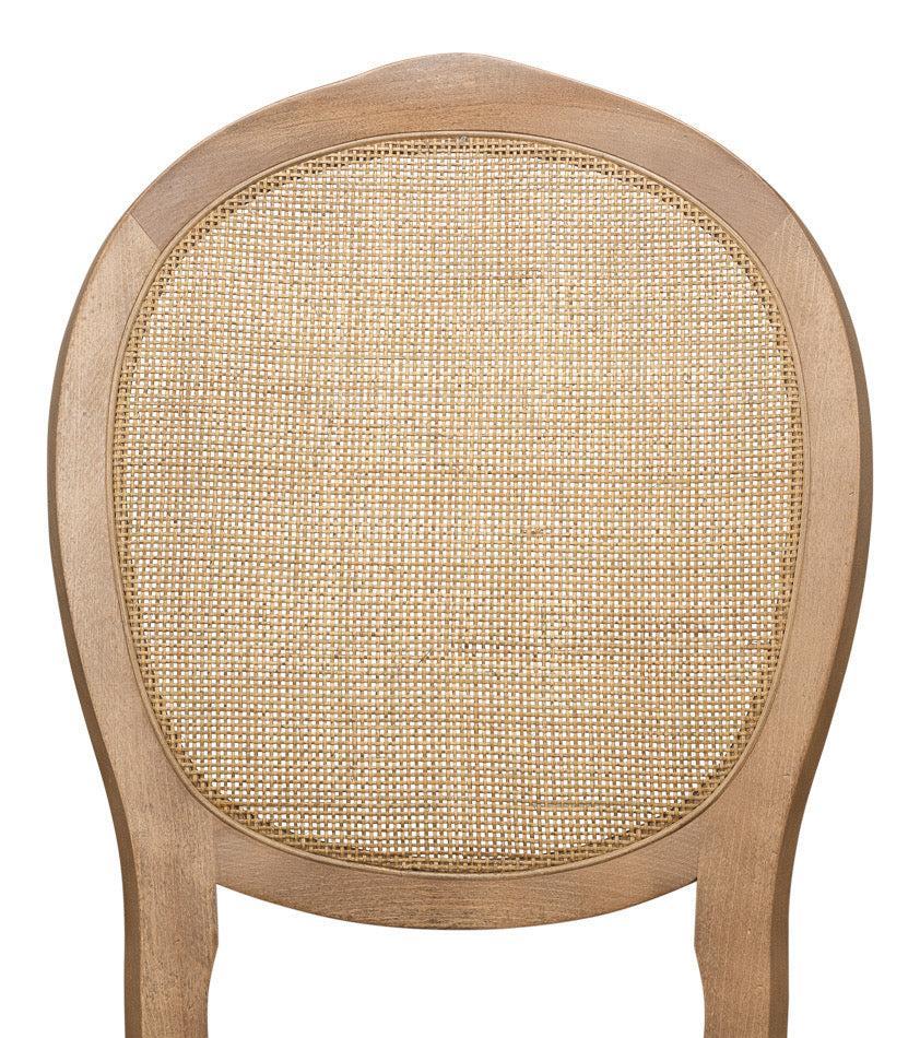 French Country Oval Cane Back Dining Chair, Set of 2 - White Glove Included-Dining Chair-tbgypsysoul