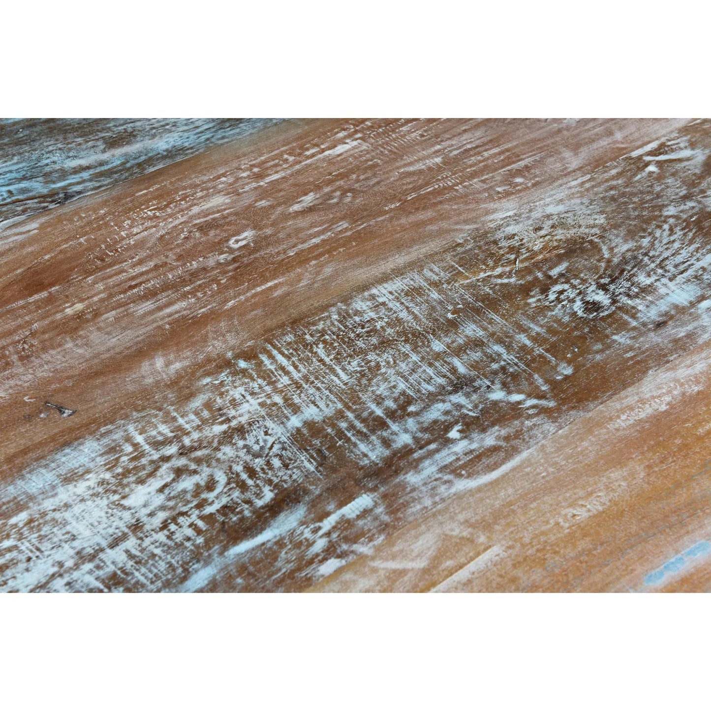 Driftwood Recycled Carved Dining Table-Dining Table-tbgypsysoul