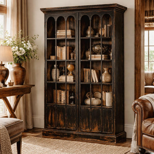 Edgar Allen Bookcase - White Glove Included-Chest-tbgypsysoul