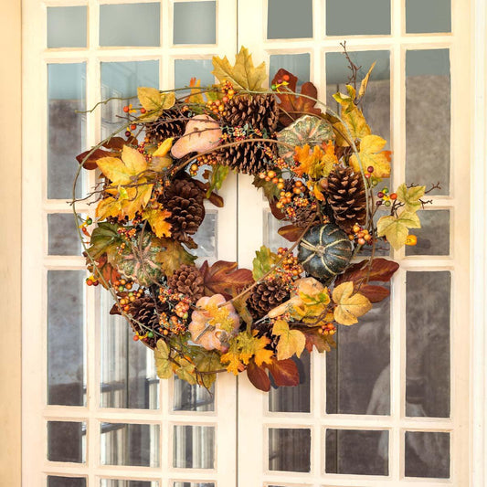 Fall at the Farmhouse Wreath-Fall Wreath-tbgypsysoul