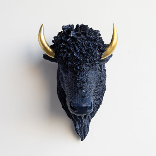 Faux Bison Sculpture-Wall Decor-tbgypsysoul