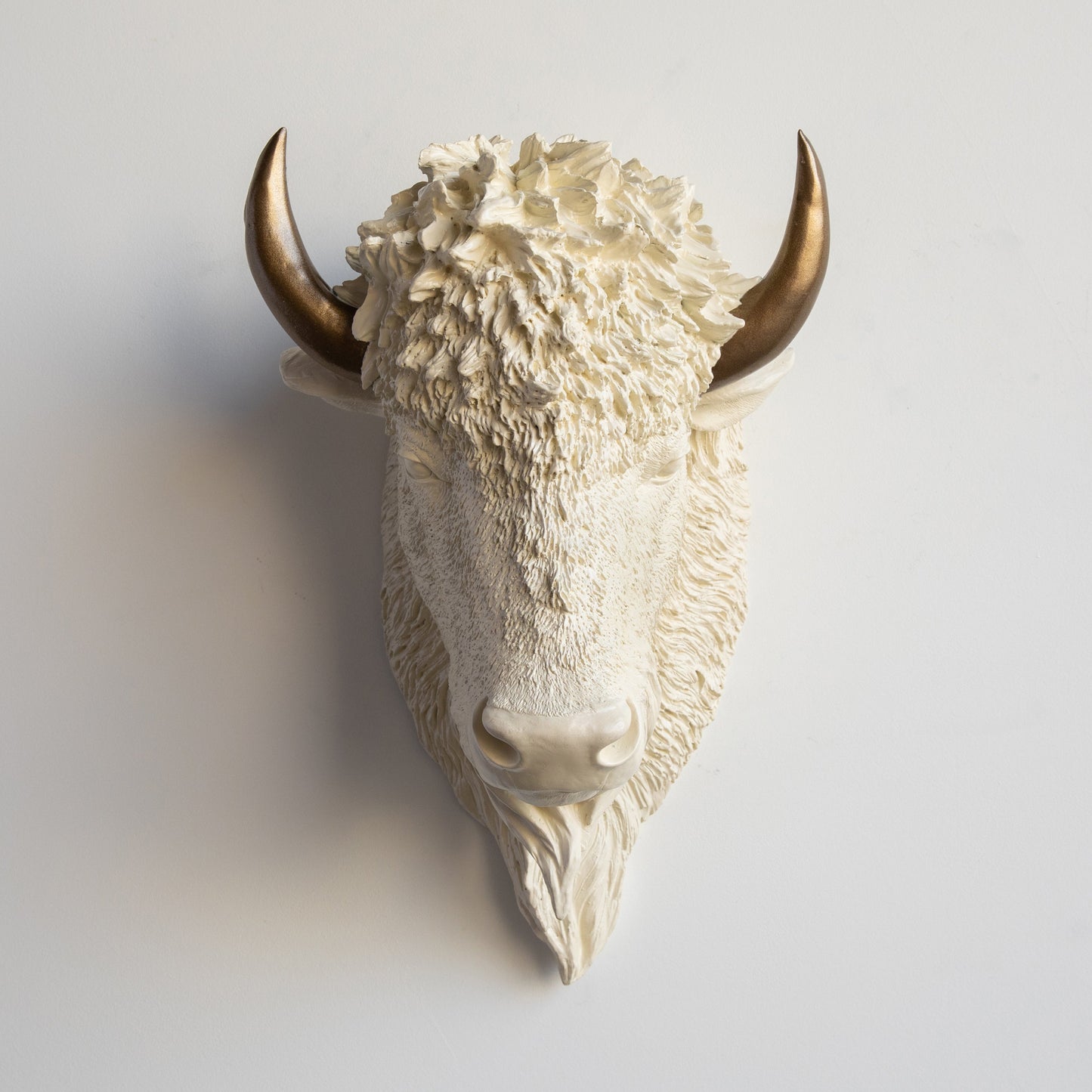 Faux Bison Sculpture-Wall Decor-tbgypsysoul