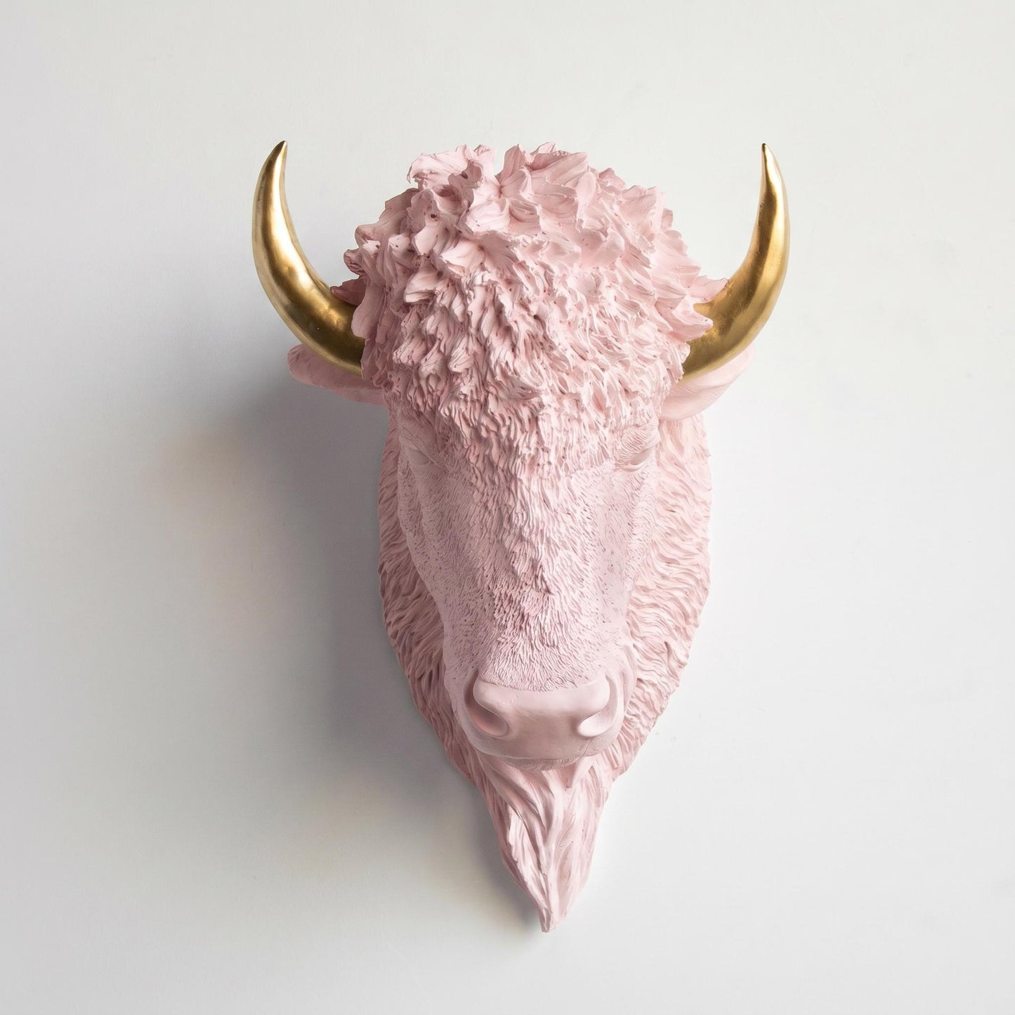Faux Bison Sculpture-Wall Decor-tbgypsysoul
