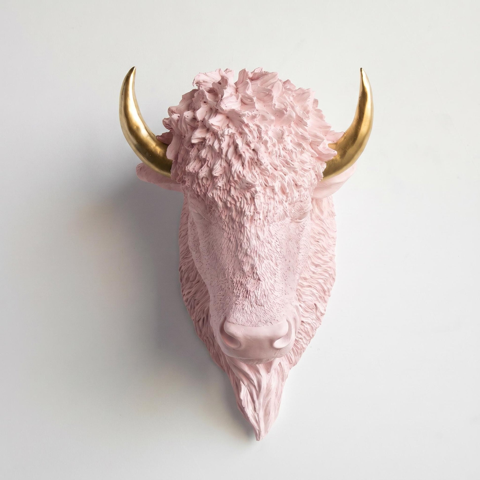 Faux Bison Sculpture-Wall Decor-tbgypsysoul