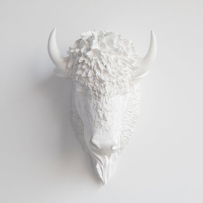 Faux Bison Sculpture-Wall Decor-tbgypsysoul