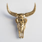 Faux Carved Cow Skull-Wall Decor-tbgypsysoul
