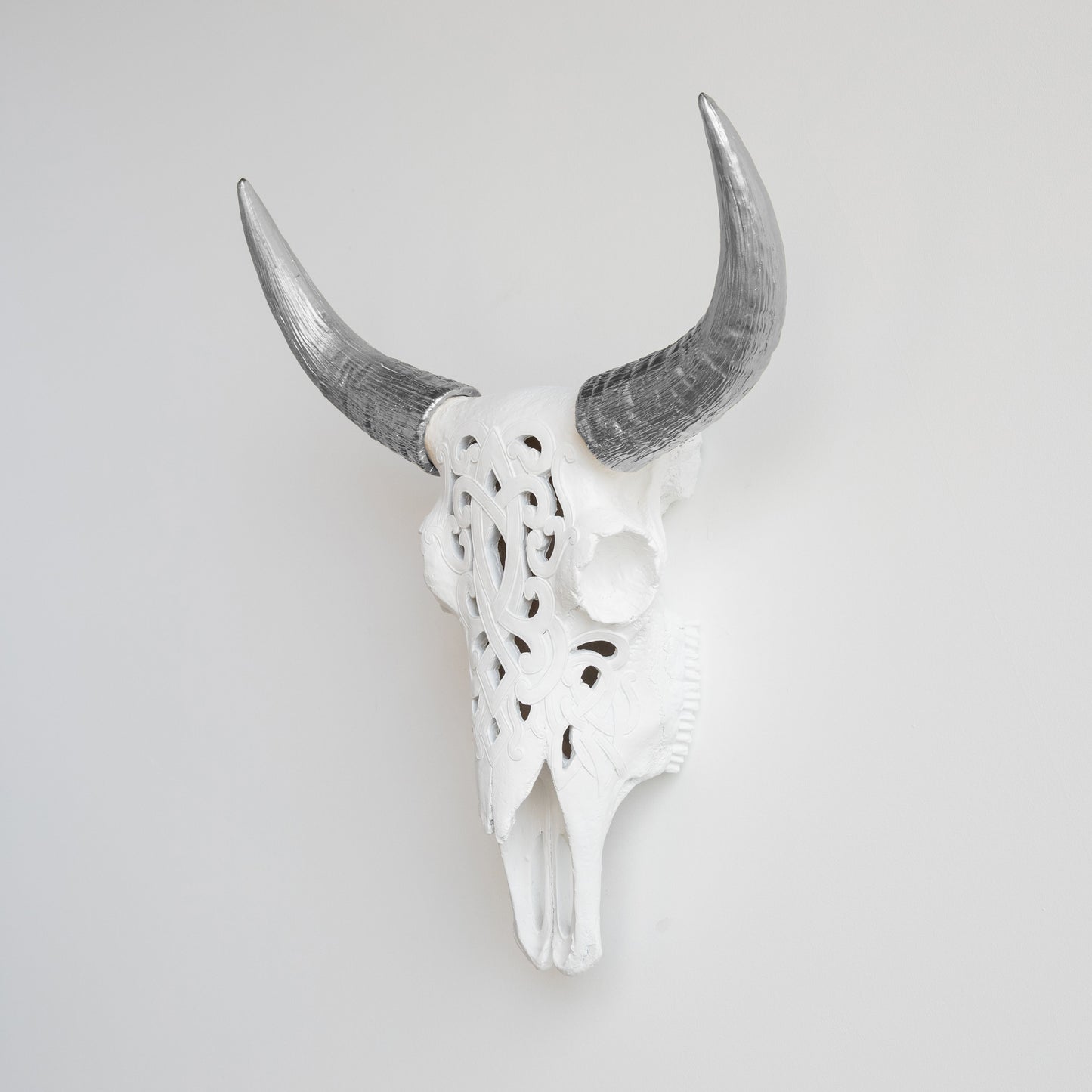 Faux Carved Cow Skull-Wall Decor-tbgypsysoul