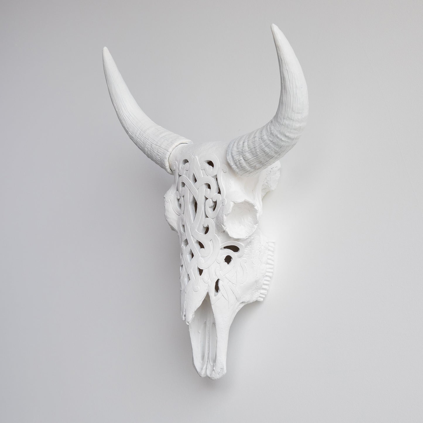 Faux Carved Cow Skull-Wall Decor-tbgypsysoul