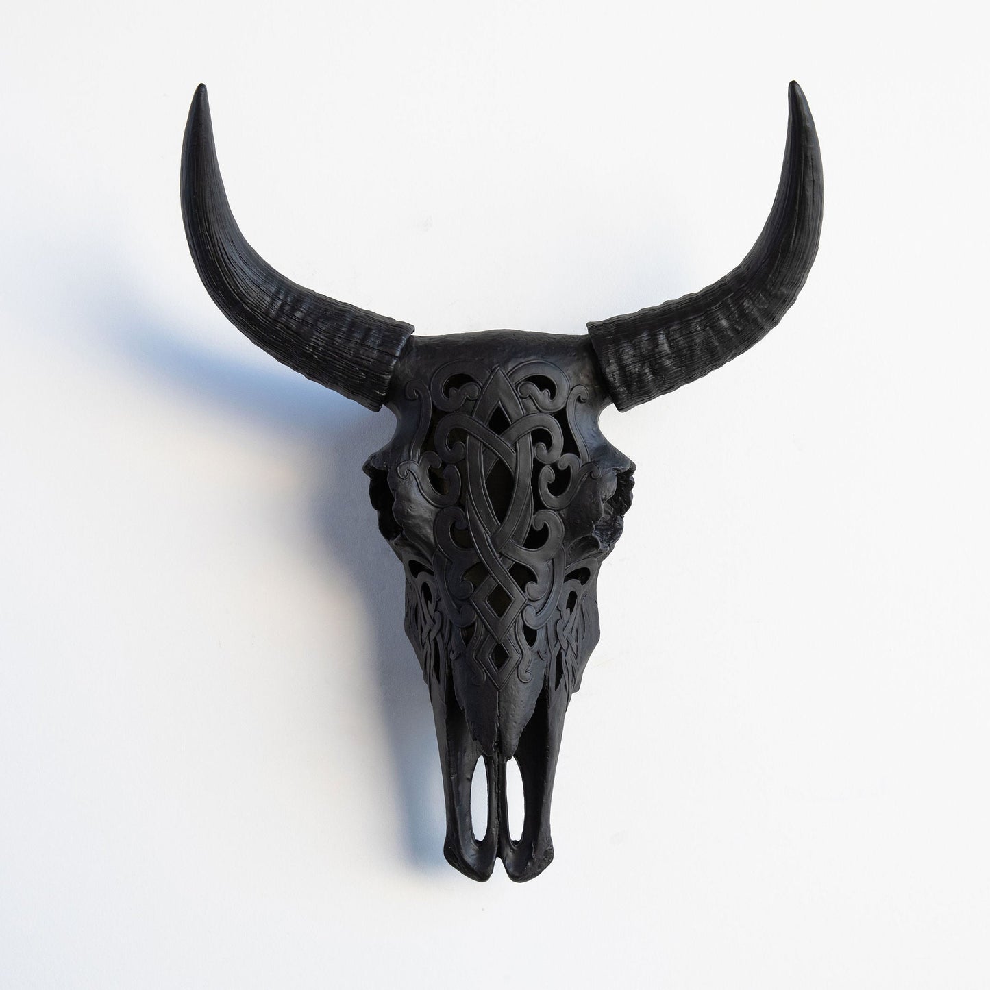 Faux Carved Cow Skull-Wall Decor-tbgypsysoul