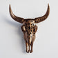 Faux Carved Cow Skull-Wall Decor-tbgypsysoul
