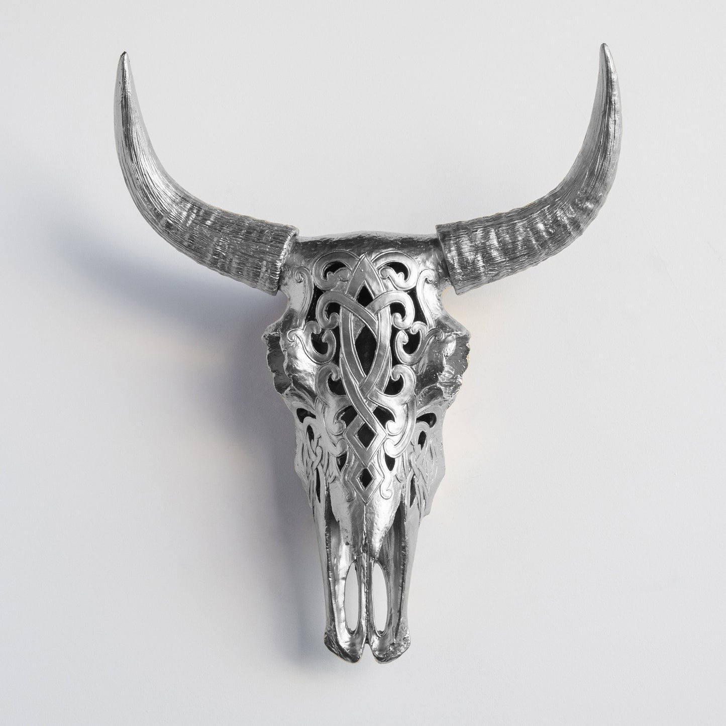 Faux Carved Cow Skull-Wall Decor-tbgypsysoul