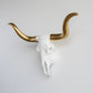 Faux Carved Texas Longhorn Skull-Wall Decor-tbgypsysoul