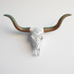 Faux Carved Texas Longhorn Skull-Wall Decor-tbgypsysoul