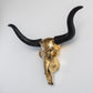 Faux Carved Texas Longhorn Skull-Wall Decor-tbgypsysoul
