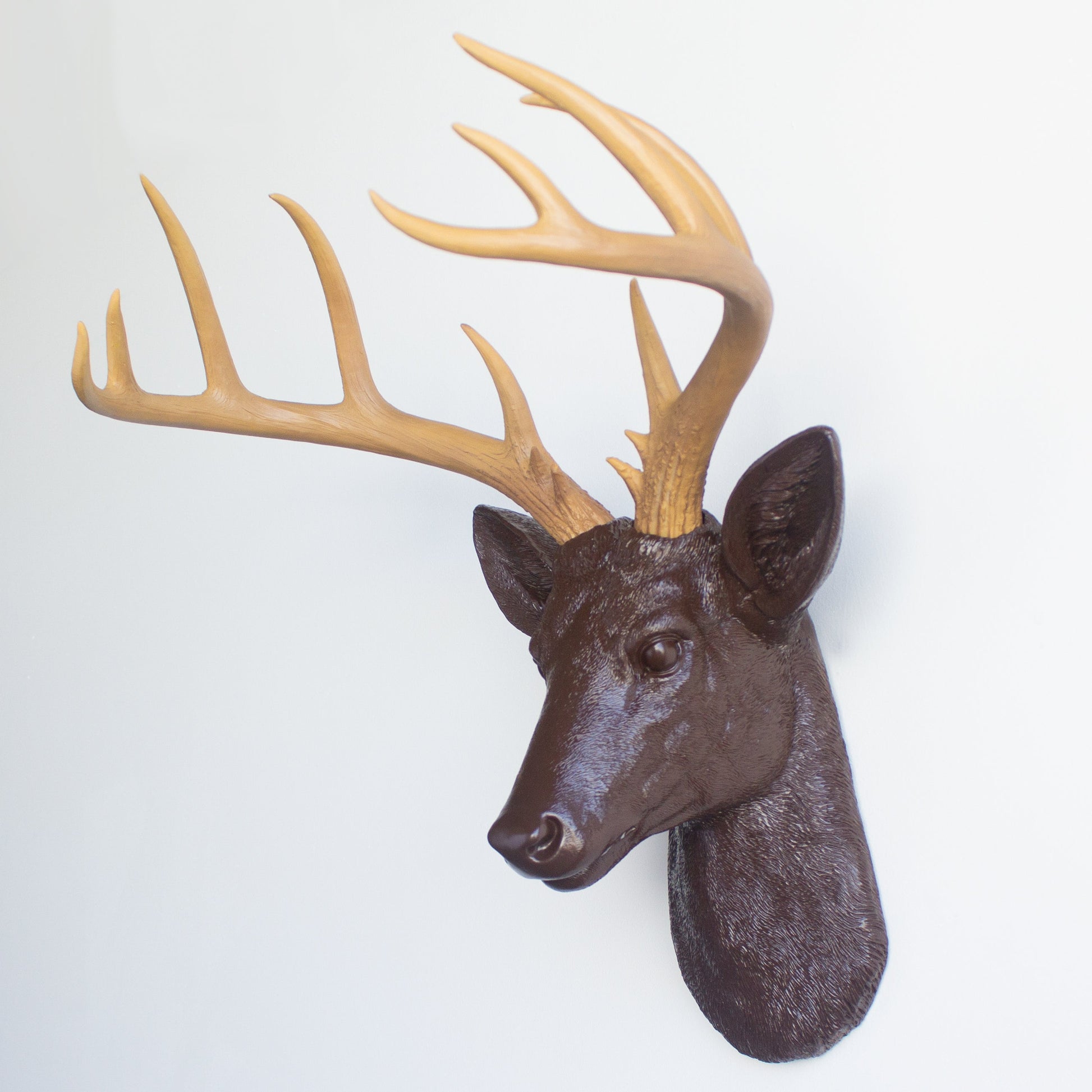 Faux Deer Sculpture-Wall Decor-tbgypsysoul