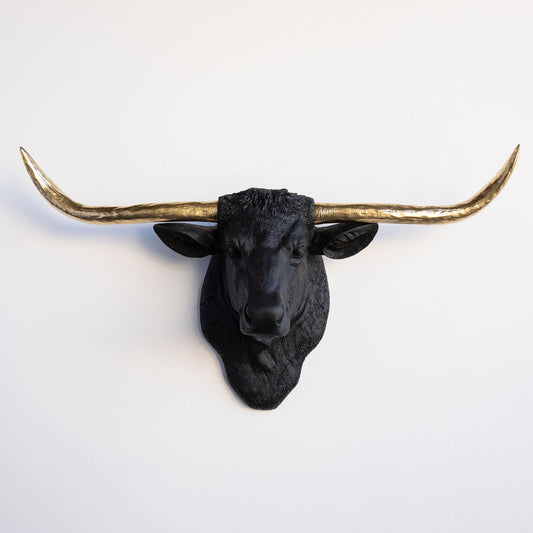 Faux Texas Longhorn Sculpture-Wall Decor-tbgypsysoul
