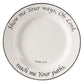 ORIGINAL Appetizer/Dessert Plates - Hatbox CC-tbgypsysoul