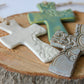Flared Cross Ornament-Ceramic-tbgypsysoul