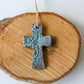 Flared Cross Ornament-Ceramic-tbgypsysoul
