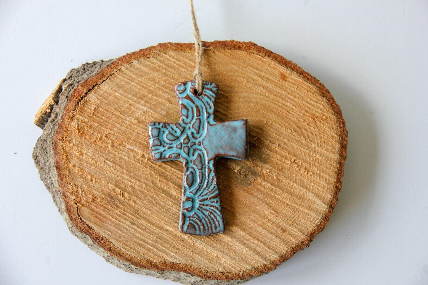 Flared Cross Ornament-Ceramic-tbgypsysoul