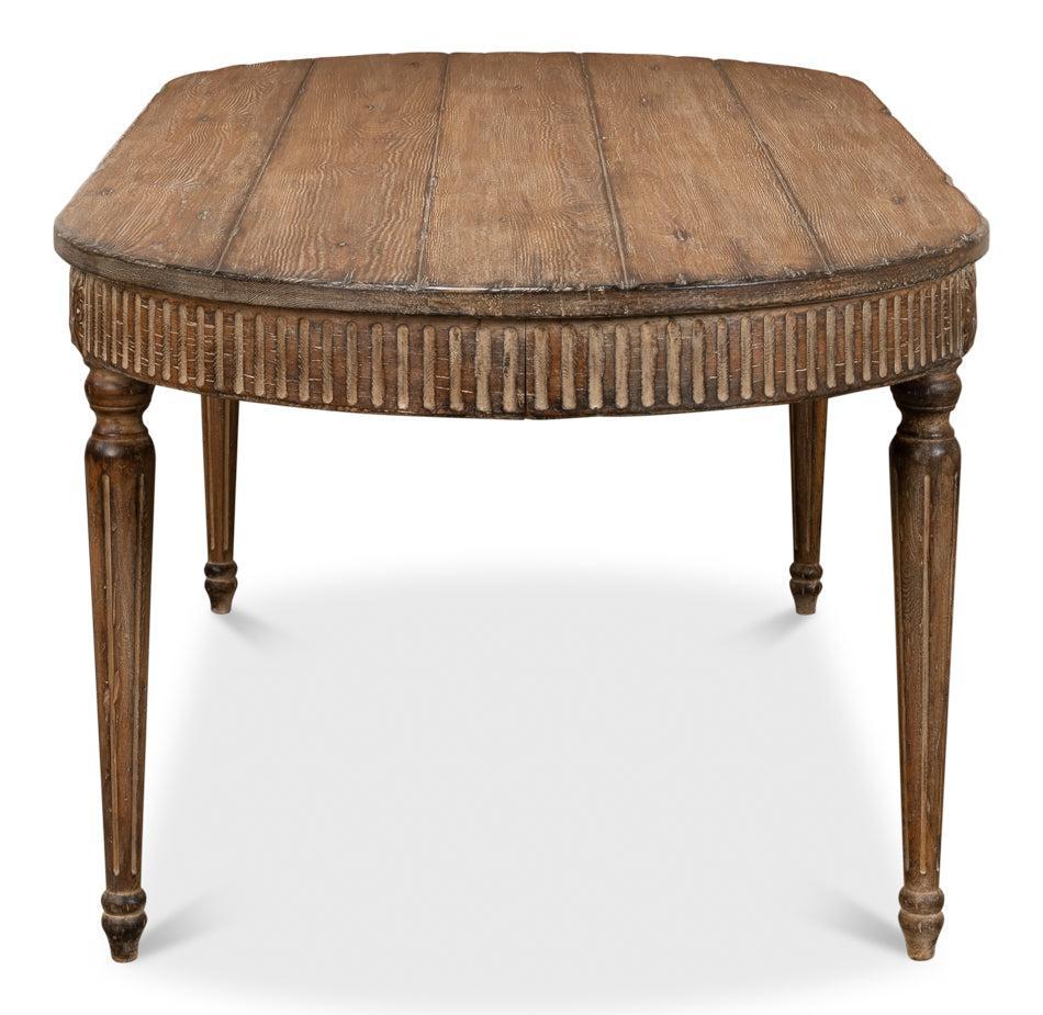 French Antique Reproduction Dining Table - White Glove Included-Dining Table-tbgypsysoul