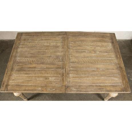 French Country Extendable Dining Table - 66-84" - White Glove Included