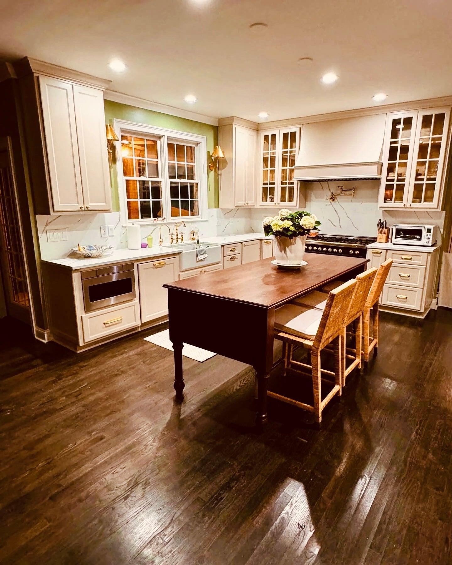 French Country Farmhouse Kitchen Island - Custom, Handmade; Choose your size, finish, and hardware-Kitchen Island-tbgypsysoul