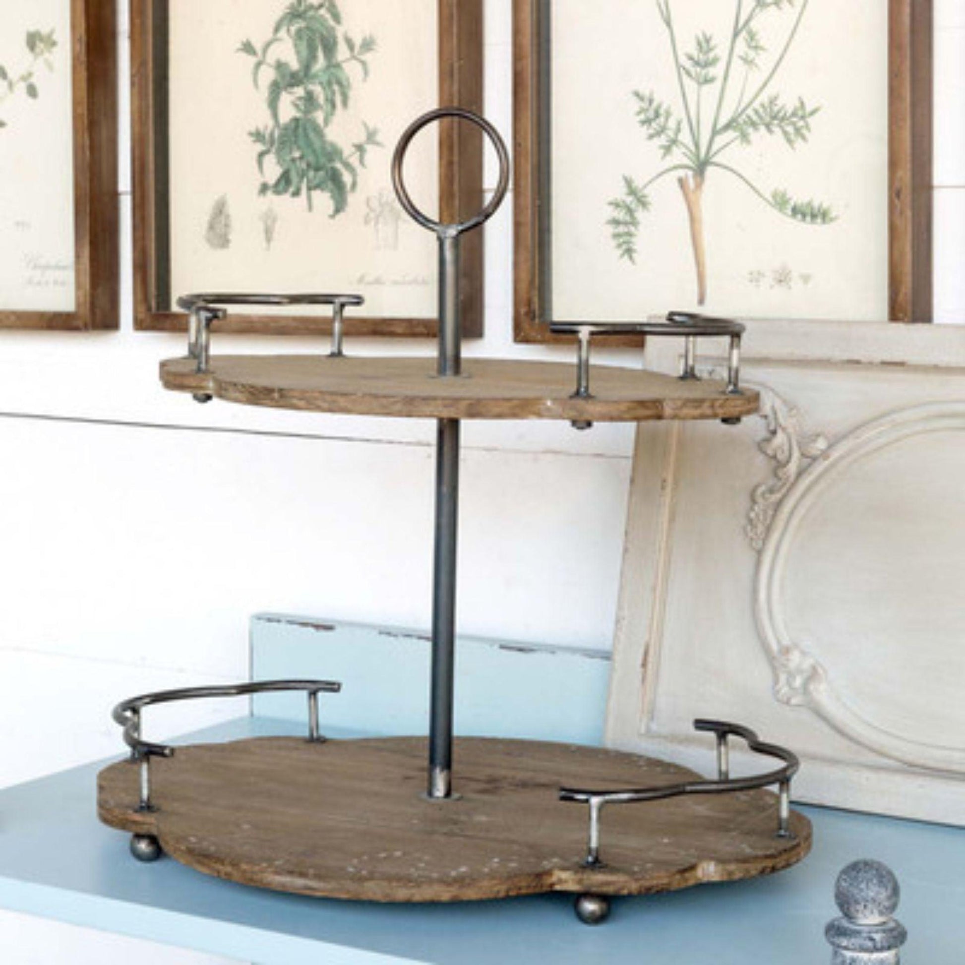 french-country-tiered-serving-tray-home-decor-park-hill-Threadbare Gypsy Soul