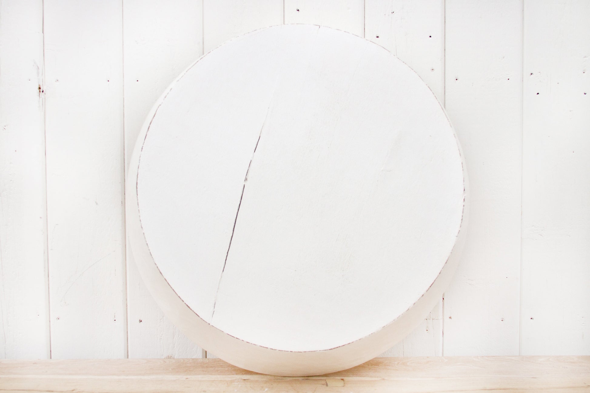 Grand Antique White Dough Bowl-tbgypsysoul