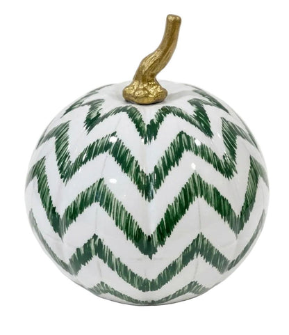 Green Chevron Pumpkin-Shop-tbgypsysoul