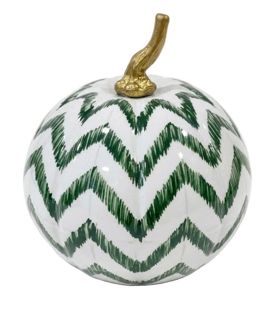 Green Chevron Pumpkin-Shop-tbgypsysoul