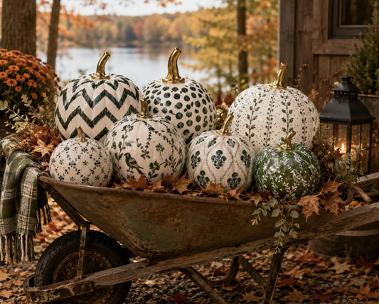 Green Dotted Pumpkin-Shop-tbgypsysoul
