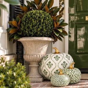 Green Heritage Medallion Pumpkin-Shop-tbgypsysoul