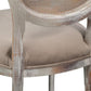 Grey Oak & Grey Oval Cane Back Dining Chair, Set of 2 - White Glove Included