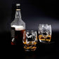 Halloween Bat Whiskey Glasses-Whiskey Glasses > Decal-tbgypsysoul