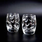 Halloween Bat Whiskey Glasses-Whiskey Glasses > Decal-tbgypsysoul
