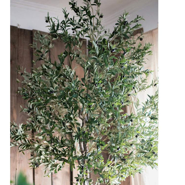 Handmade Artificial Olive Tree – 118” Tall-tbgypsysoul