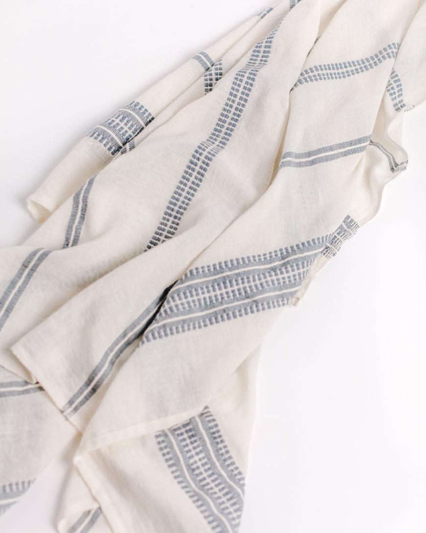 Handwoven Cotton Baby Swaddle-Swaddling & Receiving Blankets-tbgypsysoul