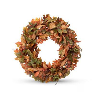 Hawthorne and Persimmon Autumn Wreath-tbgypsysoul