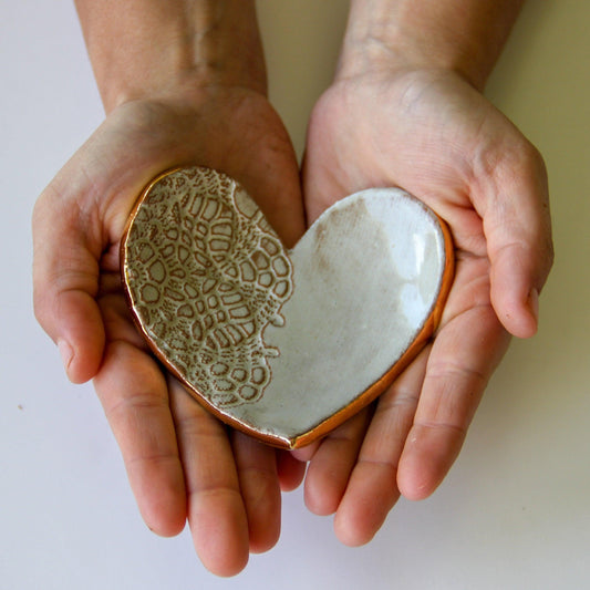 Heart Ring Dish-Ceramic-tbgypsysoul