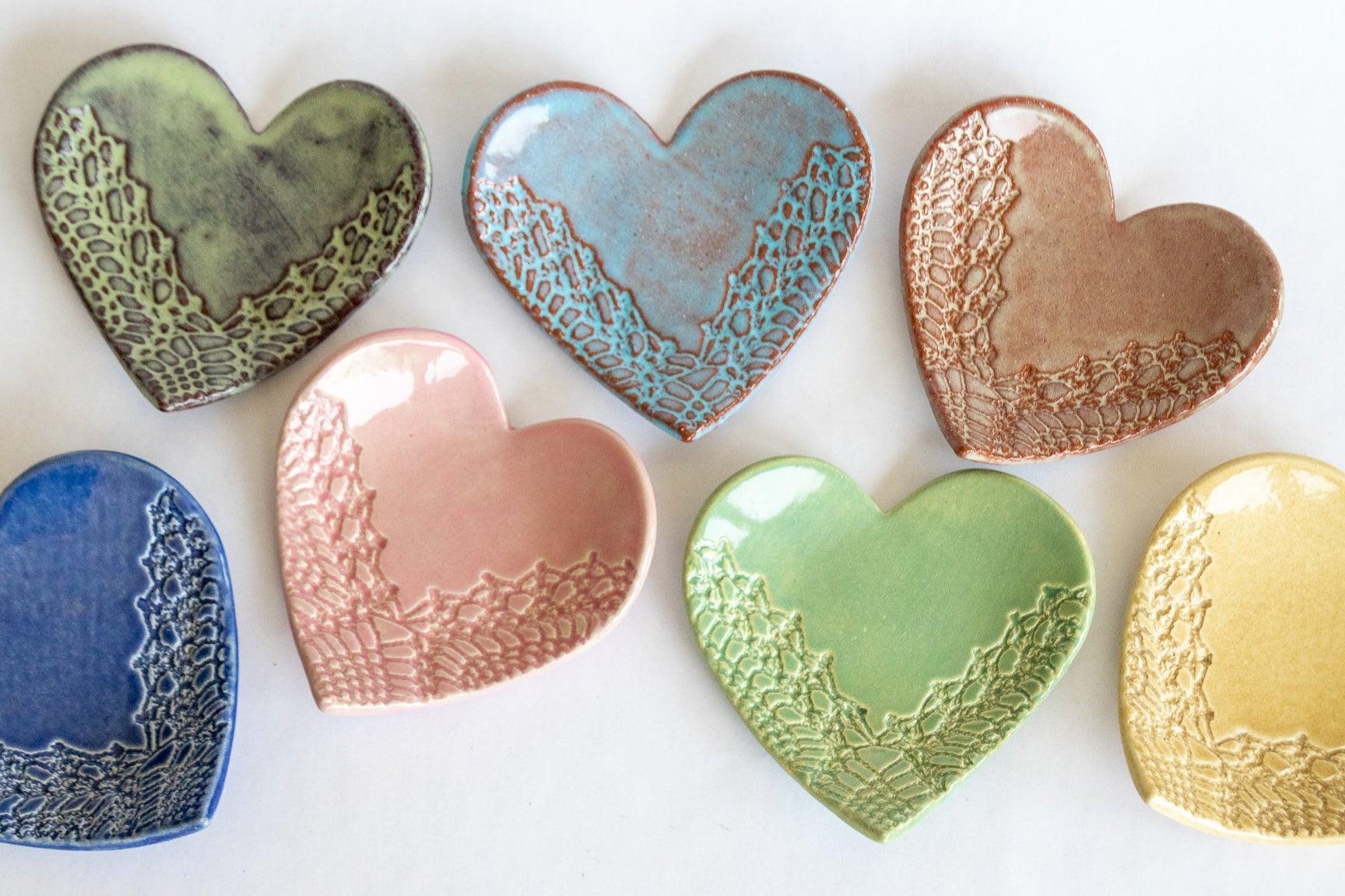 Heart Ring Dish Without Gold-Ceramic-tbgypsysoul