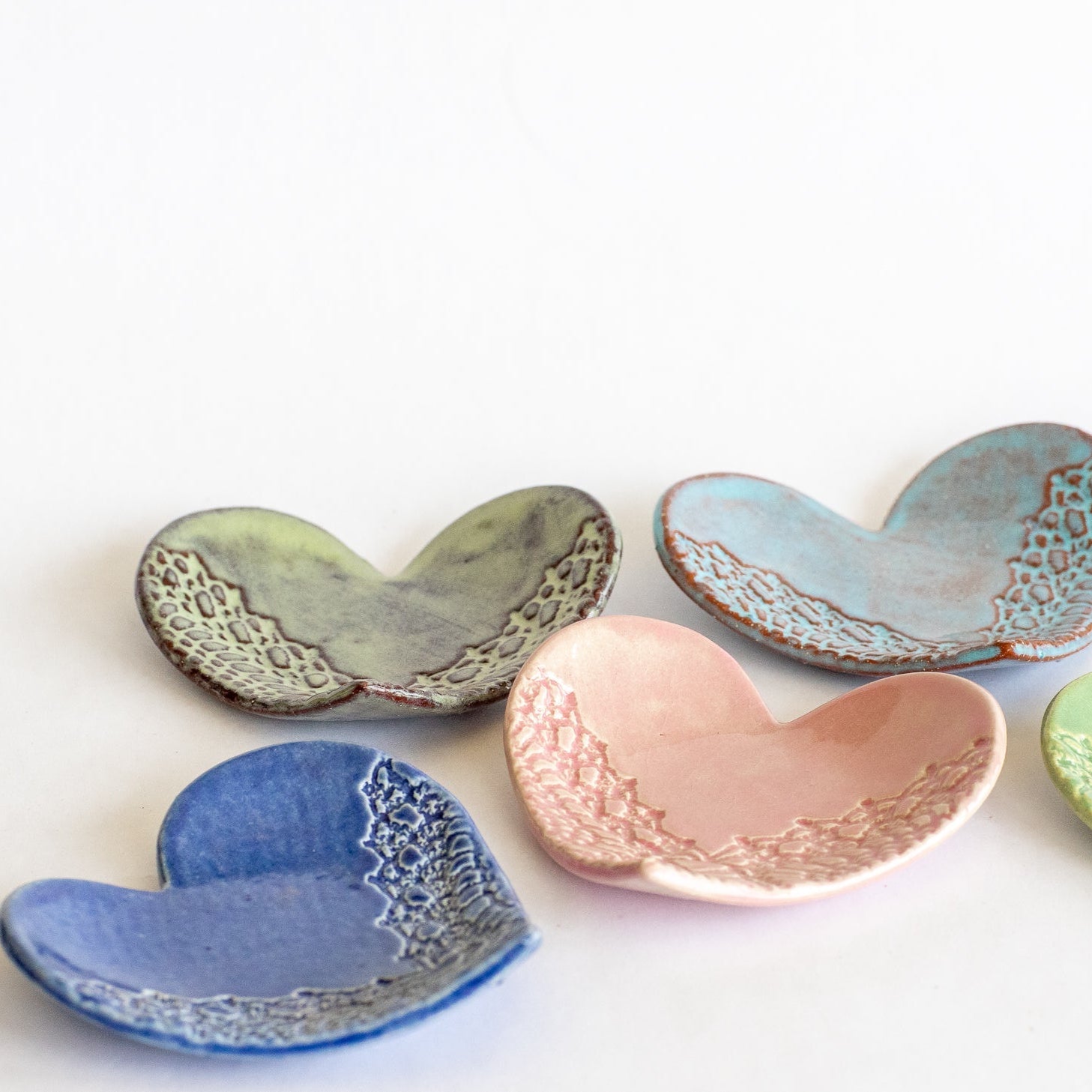 Heart Ring Dish Without Gold-Ceramic-tbgypsysoul